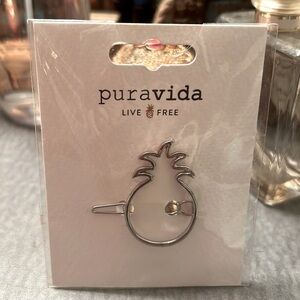 Pura Vida Pineapple Hair Clip